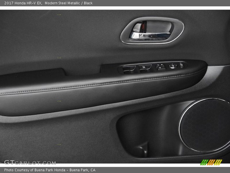 Modern Steel Metallic / Black 2017 Honda HR-V EX