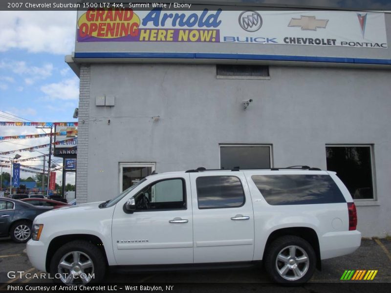 Summit White / Ebony 2007 Chevrolet Suburban 1500 LTZ 4x4