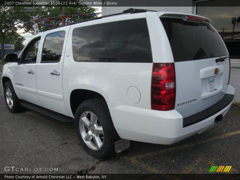 Summit White / Ebony 2007 Chevrolet Suburban 1500 LTZ 4x4