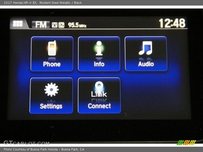 Modern Steel Metallic / Black 2017 Honda HR-V EX