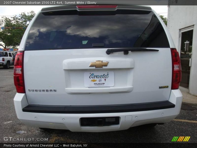 Summit White / Ebony 2007 Chevrolet Suburban 1500 LTZ 4x4