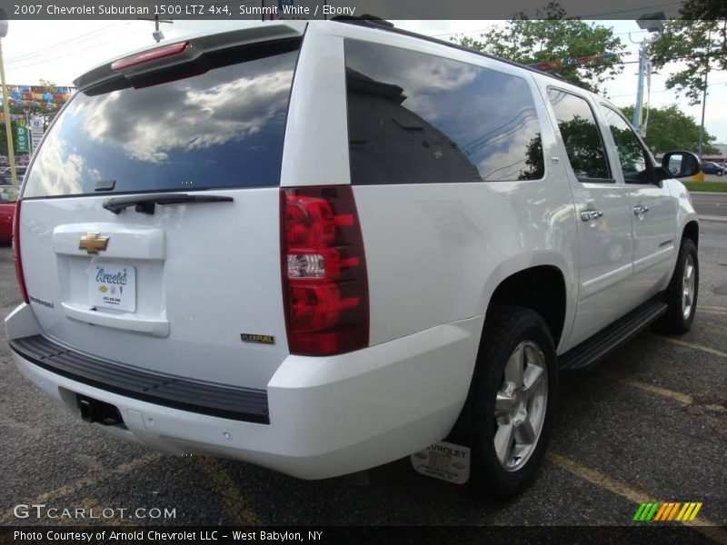 Summit White / Ebony 2007 Chevrolet Suburban 1500 LTZ 4x4
