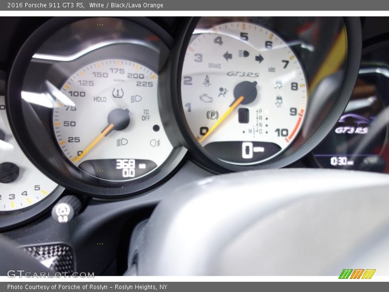  2016 911 GT3 RS GT3 RS Gauges