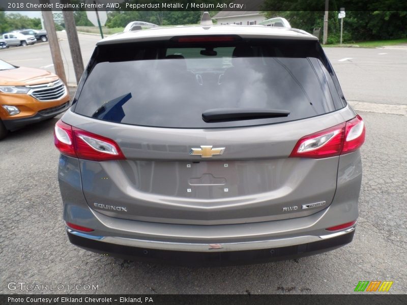 Pepperdust Metallic / Medium Ash Gray 2018 Chevrolet Equinox Premier AWD
