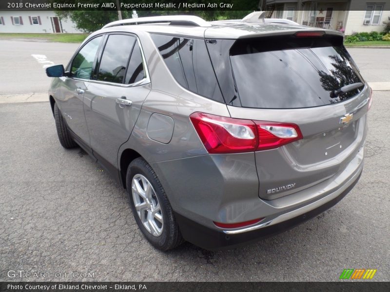 Pepperdust Metallic / Medium Ash Gray 2018 Chevrolet Equinox Premier AWD