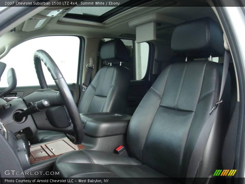 Summit White / Ebony 2007 Chevrolet Suburban 1500 LTZ 4x4