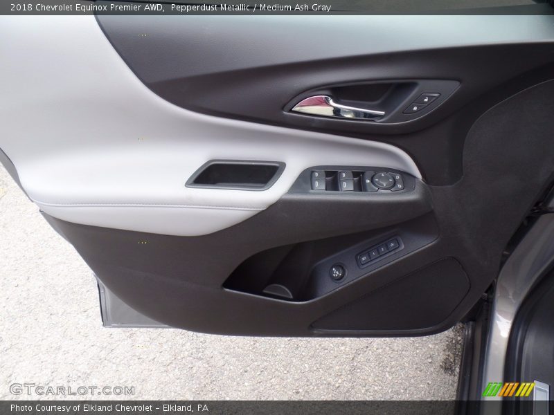 Pepperdust Metallic / Medium Ash Gray 2018 Chevrolet Equinox Premier AWD