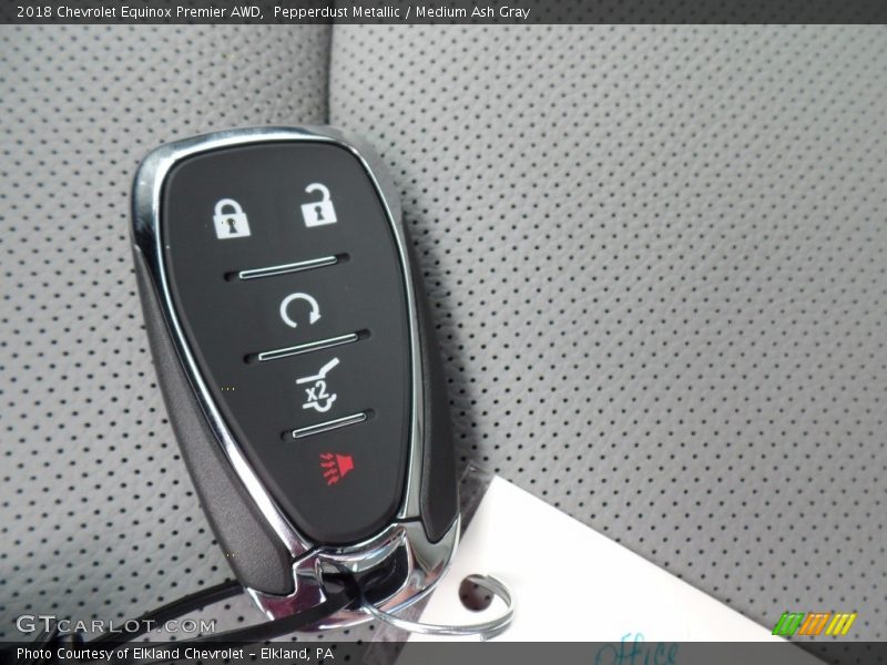 Pepperdust Metallic / Medium Ash Gray 2018 Chevrolet Equinox Premier AWD