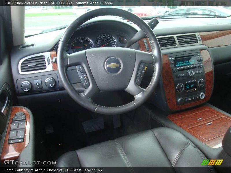 Summit White / Ebony 2007 Chevrolet Suburban 1500 LTZ 4x4