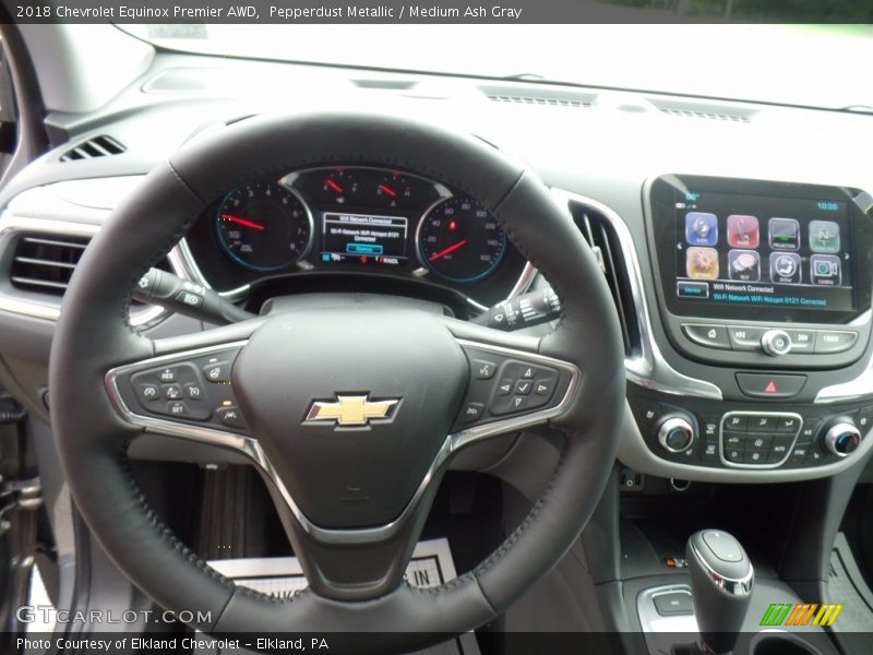 Pepperdust Metallic / Medium Ash Gray 2018 Chevrolet Equinox Premier AWD