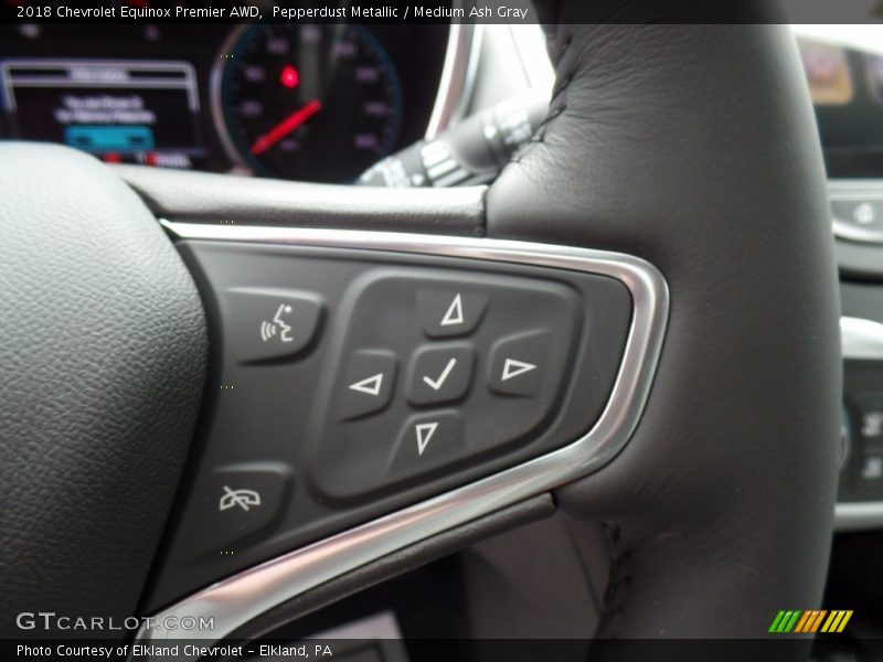 Pepperdust Metallic / Medium Ash Gray 2018 Chevrolet Equinox Premier AWD