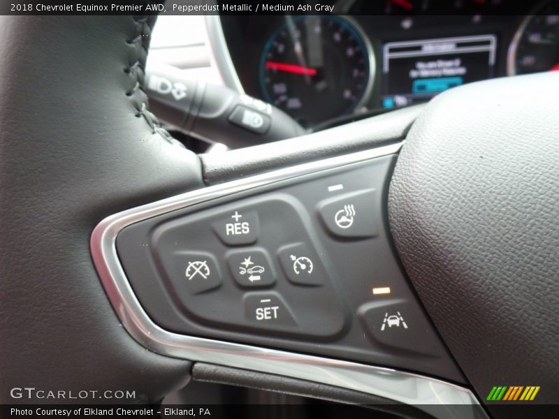Pepperdust Metallic / Medium Ash Gray 2018 Chevrolet Equinox Premier AWD