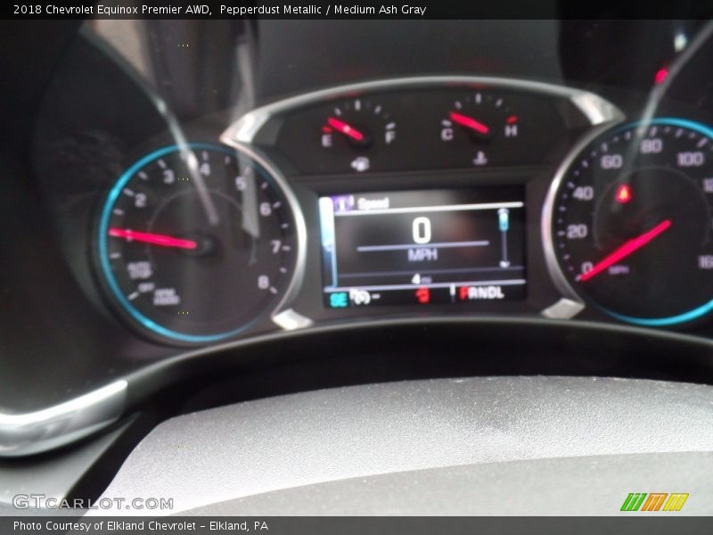 Pepperdust Metallic / Medium Ash Gray 2018 Chevrolet Equinox Premier AWD