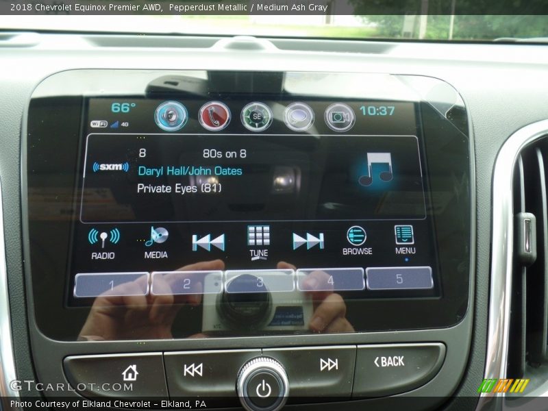 Pepperdust Metallic / Medium Ash Gray 2018 Chevrolet Equinox Premier AWD