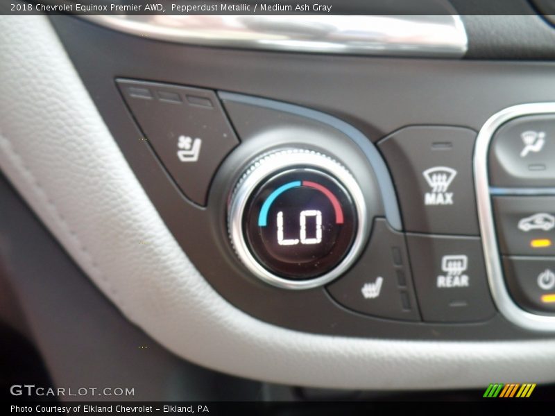 Pepperdust Metallic / Medium Ash Gray 2018 Chevrolet Equinox Premier AWD