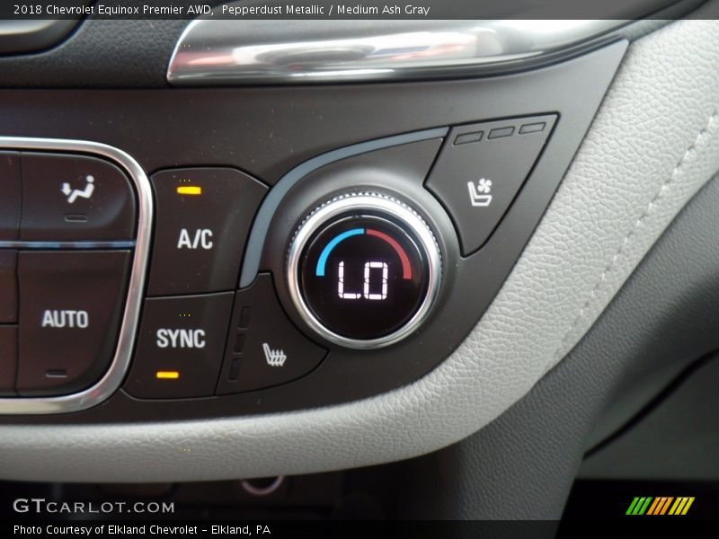 Pepperdust Metallic / Medium Ash Gray 2018 Chevrolet Equinox Premier AWD