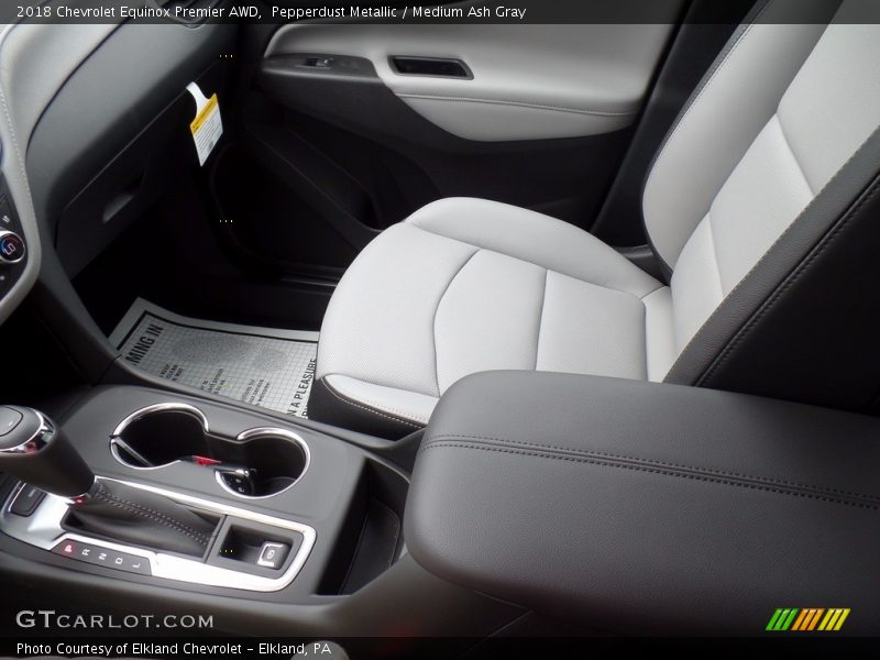 Pepperdust Metallic / Medium Ash Gray 2018 Chevrolet Equinox Premier AWD