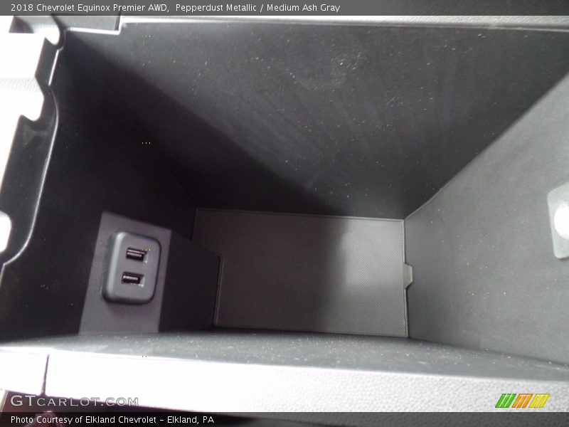 Pepperdust Metallic / Medium Ash Gray 2018 Chevrolet Equinox Premier AWD
