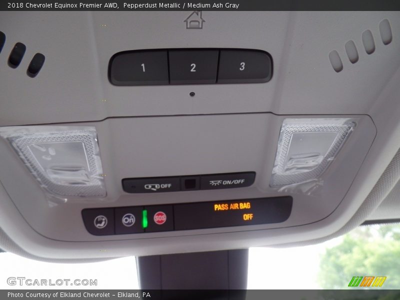 Pepperdust Metallic / Medium Ash Gray 2018 Chevrolet Equinox Premier AWD