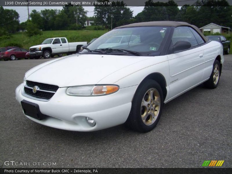 Bright White / Black/Tan 1998 Chrysler Sebring JXi Convertible
