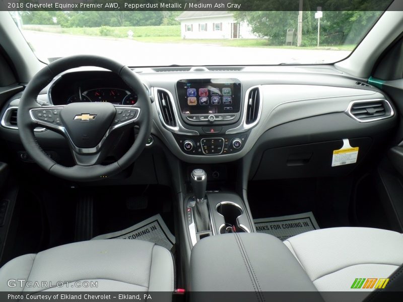 Pepperdust Metallic / Medium Ash Gray 2018 Chevrolet Equinox Premier AWD