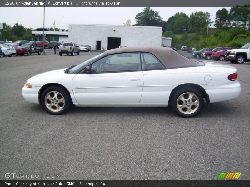 Bright White / Black/Tan 1998 Chrysler Sebring JXi Convertible