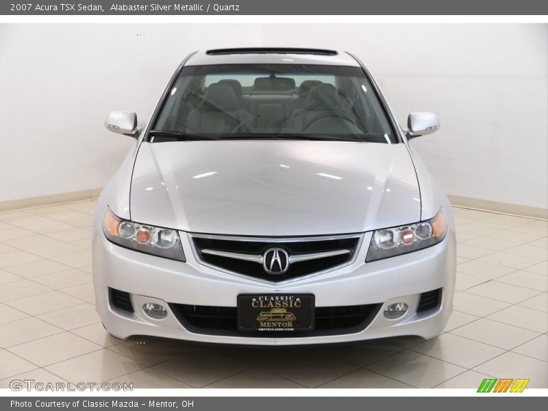 Alabaster Silver Metallic / Quartz 2007 Acura TSX Sedan