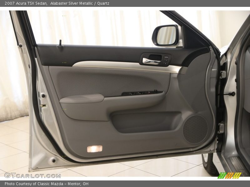 Alabaster Silver Metallic / Quartz 2007 Acura TSX Sedan