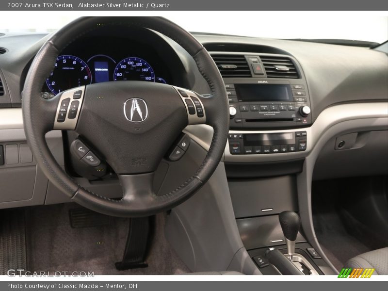 Alabaster Silver Metallic / Quartz 2007 Acura TSX Sedan