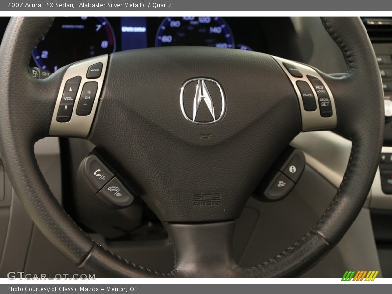 Alabaster Silver Metallic / Quartz 2007 Acura TSX Sedan