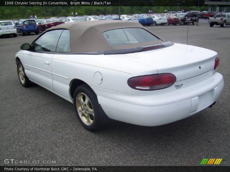 Bright White / Black/Tan 1998 Chrysler Sebring JXi Convertible