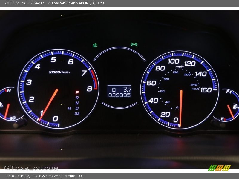 Alabaster Silver Metallic / Quartz 2007 Acura TSX Sedan
