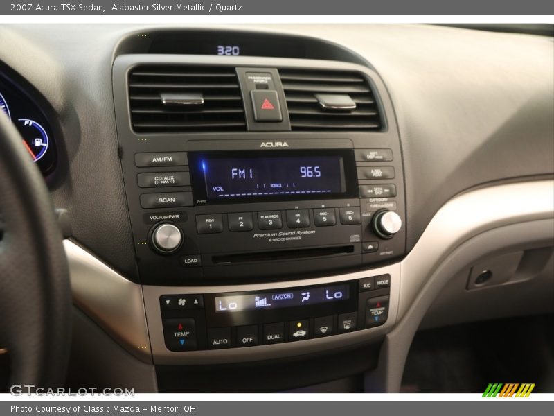 Alabaster Silver Metallic / Quartz 2007 Acura TSX Sedan