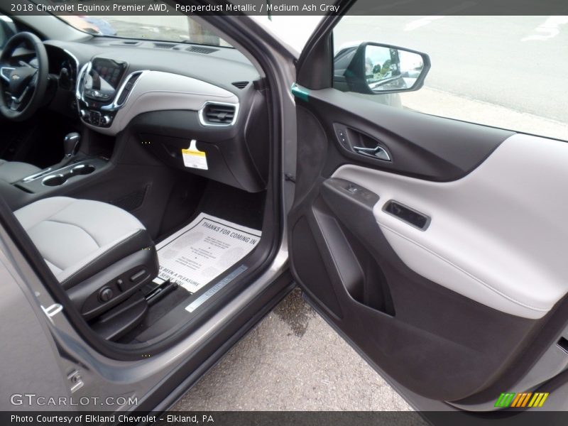 Pepperdust Metallic / Medium Ash Gray 2018 Chevrolet Equinox Premier AWD