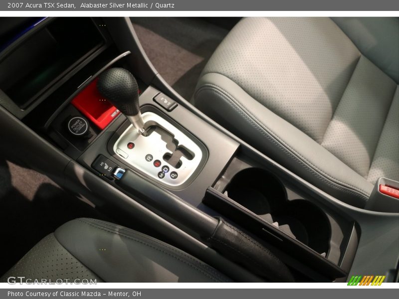 Alabaster Silver Metallic / Quartz 2007 Acura TSX Sedan