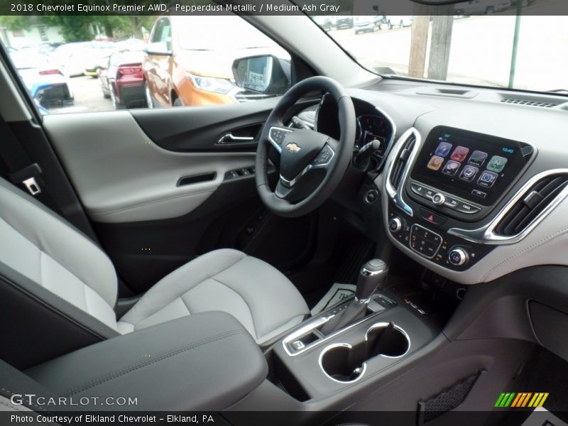 Pepperdust Metallic / Medium Ash Gray 2018 Chevrolet Equinox Premier AWD