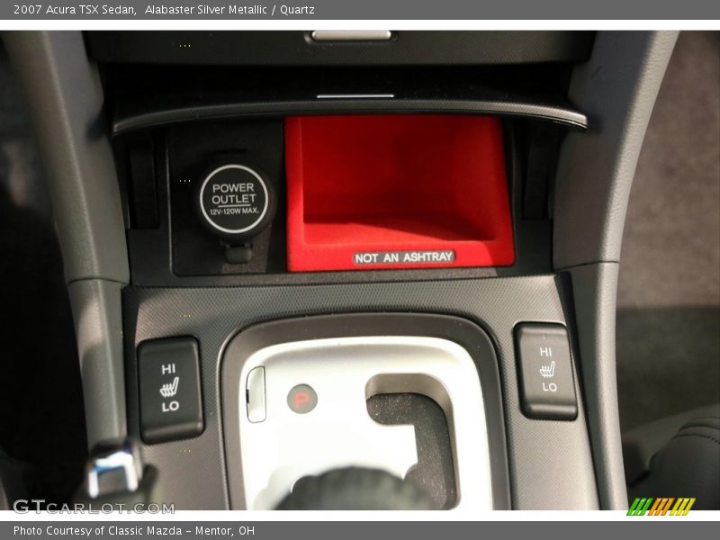 Alabaster Silver Metallic / Quartz 2007 Acura TSX Sedan