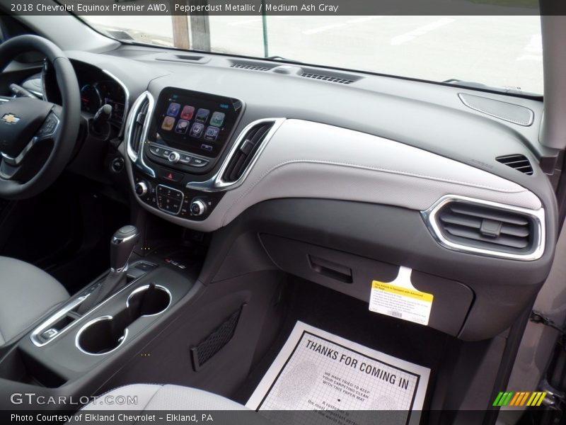 Pepperdust Metallic / Medium Ash Gray 2018 Chevrolet Equinox Premier AWD