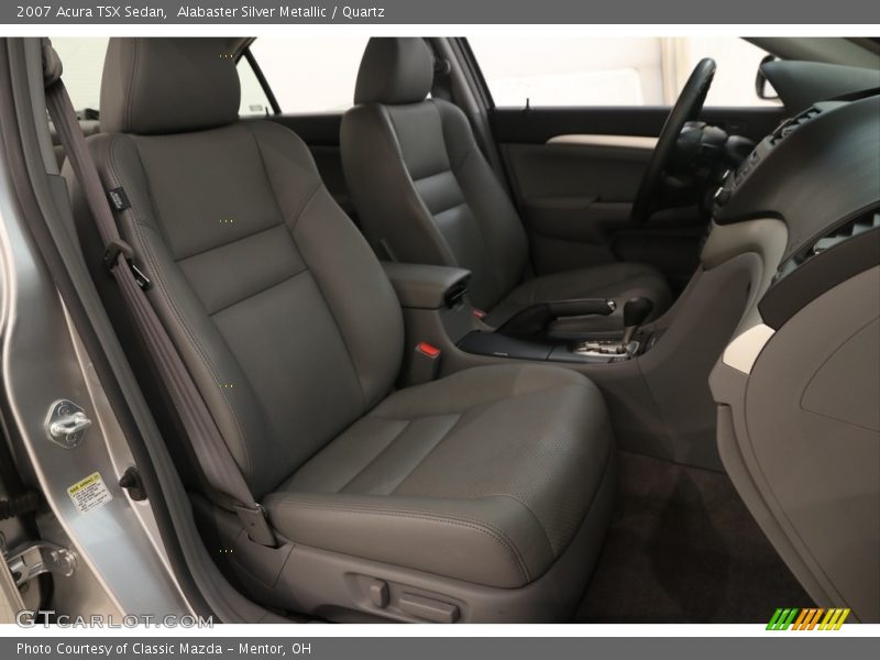 Alabaster Silver Metallic / Quartz 2007 Acura TSX Sedan