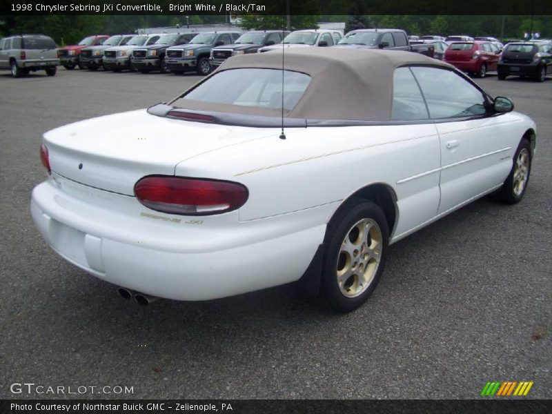 Bright White / Black/Tan 1998 Chrysler Sebring JXi Convertible