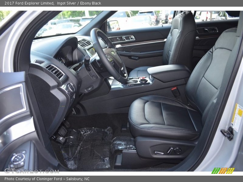 Ingot Silver / Ebony Black 2017 Ford Explorer Limited
