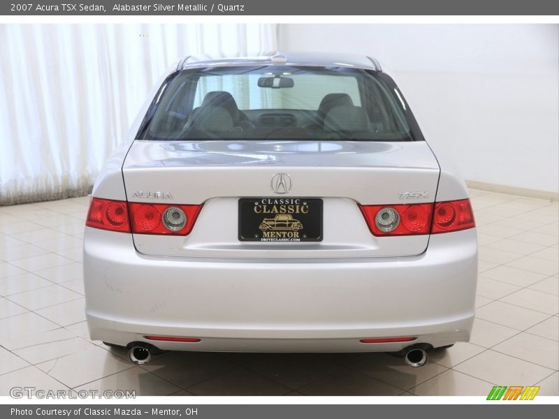 Alabaster Silver Metallic / Quartz 2007 Acura TSX Sedan