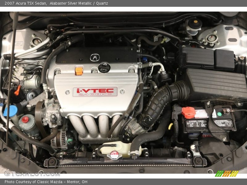 Alabaster Silver Metallic / Quartz 2007 Acura TSX Sedan