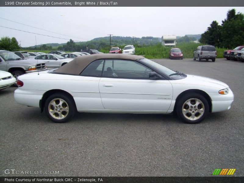 Bright White / Black/Tan 1998 Chrysler Sebring JXi Convertible