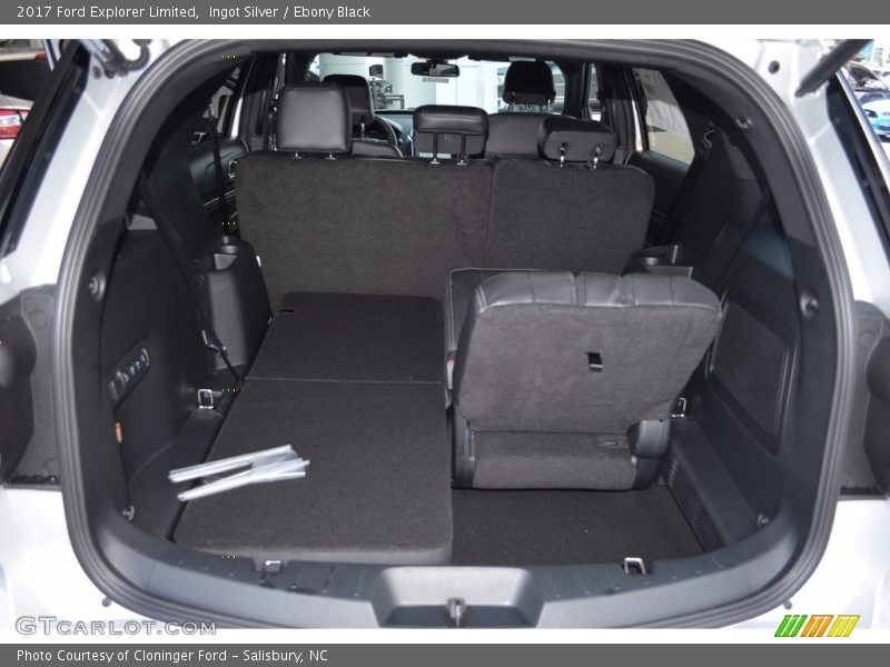 Ingot Silver / Ebony Black 2017 Ford Explorer Limited