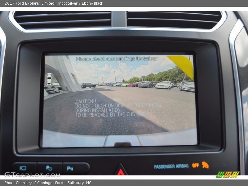 Ingot Silver / Ebony Black 2017 Ford Explorer Limited