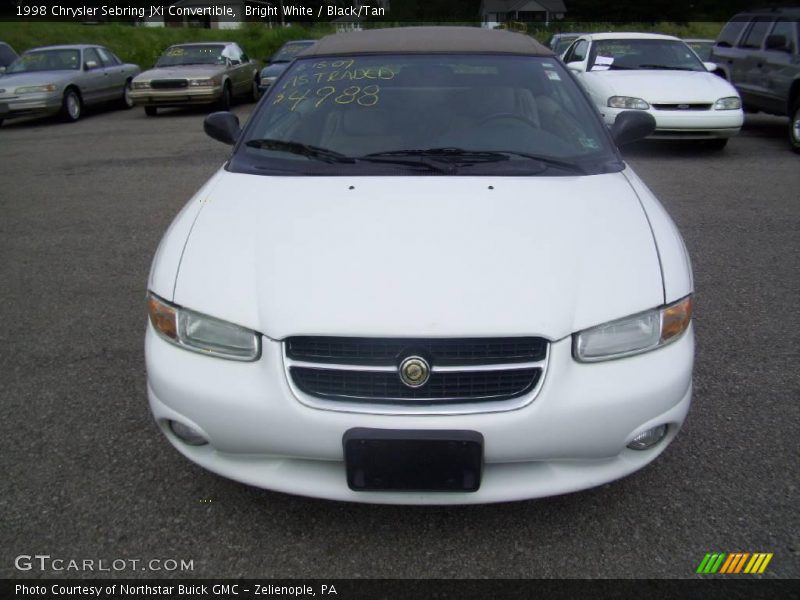 Bright White / Black/Tan 1998 Chrysler Sebring JXi Convertible
