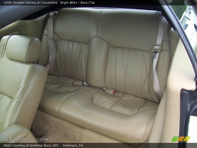 Bright White / Black/Tan 1998 Chrysler Sebring JXi Convertible