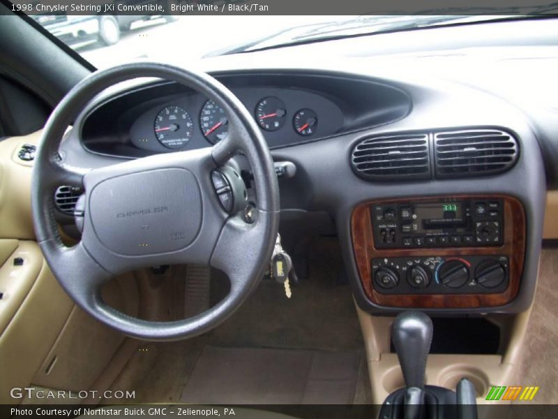 Bright White / Black/Tan 1998 Chrysler Sebring JXi Convertible