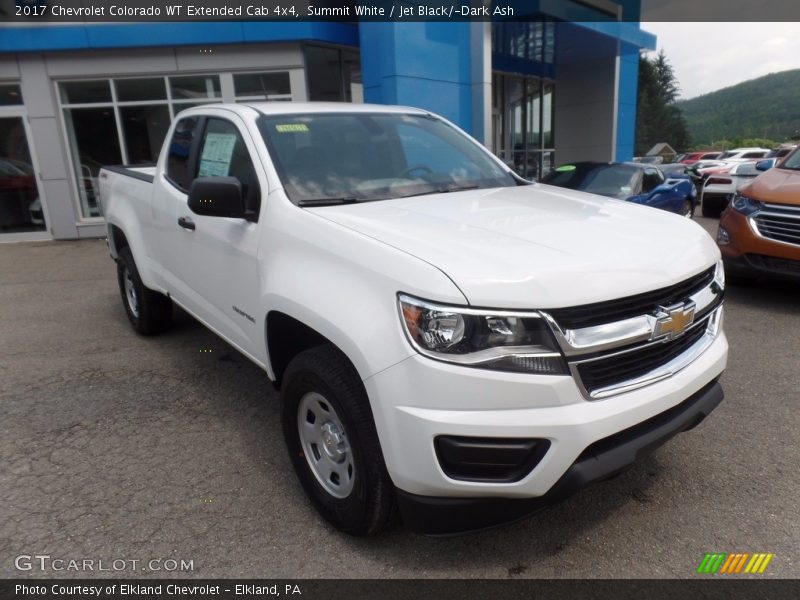 Summit White / Jet Black/­Dark Ash 2017 Chevrolet Colorado WT Extended Cab 4x4